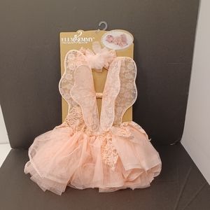 New Elly & Emmy 3 PC butterfly outfit. 0-12 monthes Halloween pictures dress up